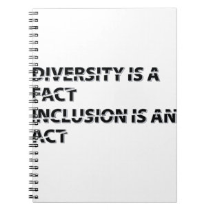 Caderno Espiral diversidade é fato inclusão é ato 1