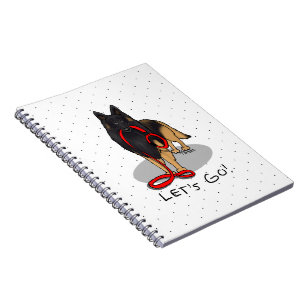 Caderno Espiral Divertido Vamos Lá! Caminhar Tervuren Belga (origi