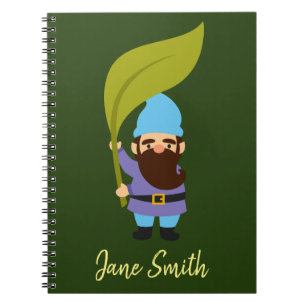 Caderno Espiral Divertimento dos gnomos do jardim