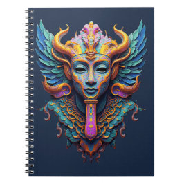 Caderno Espiral Divindade Alada Mística