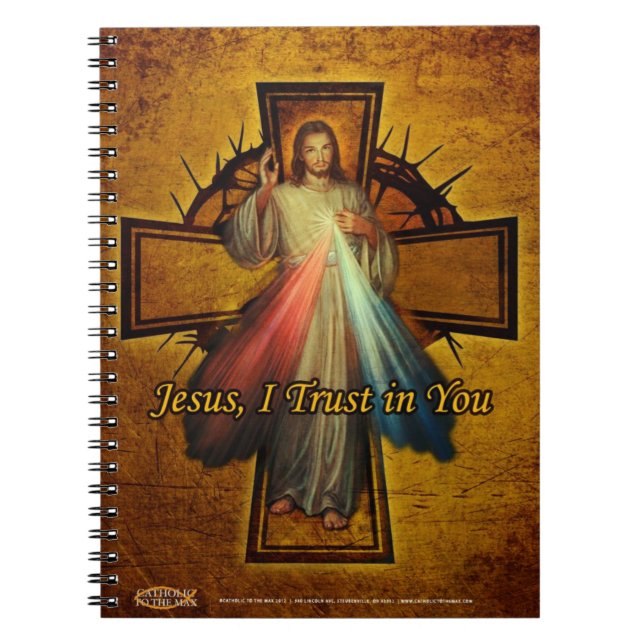 Caderno Espiral Divine Mercy Notebook (Frente)