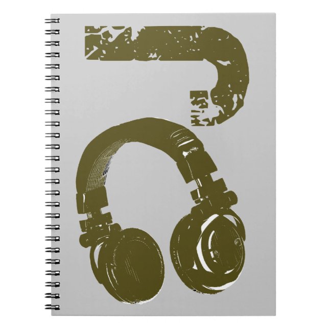 CADERNO ESPIRAL DJ - DJ (Frente)