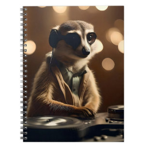 Caderno Espiral DJ Meerkat: Rastreios na Savana,