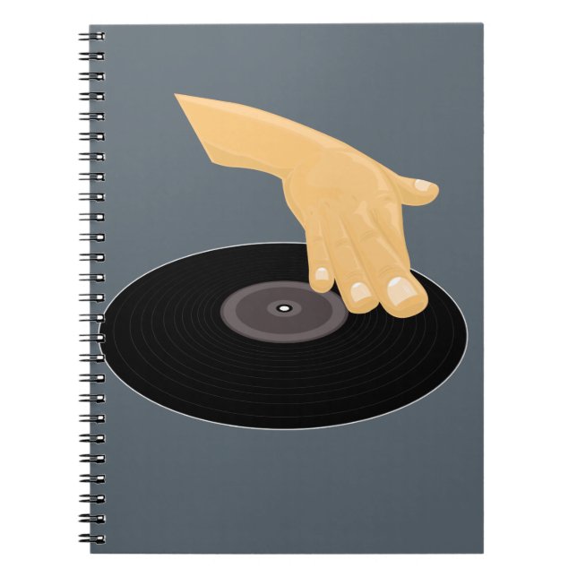 Caderno Espiral DJ Scratch (Frente)