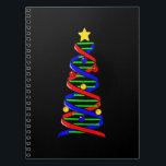 Caderno Espiral DNA Helix Christmas Tree Life Science Biology<br><div class="desc">DNA Helix Christmas Tree Life Science Biology</div>