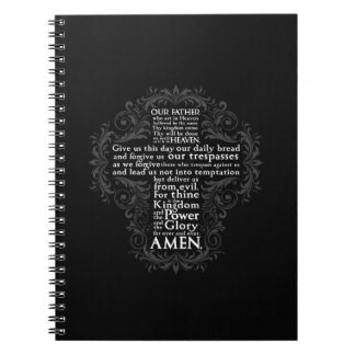 Caderno Espiral Do "A Oração" "presente cristão Jesus nosso pai"