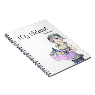 Caderno Espiral Do "caderno da menina do artista Anime"