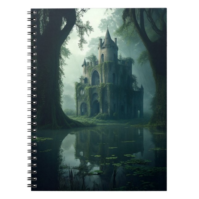 Caderno Espiral do Castelo do Pântano Proibido (Frente)