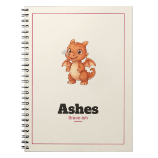 Caderno Espiral do Dragão Ashes