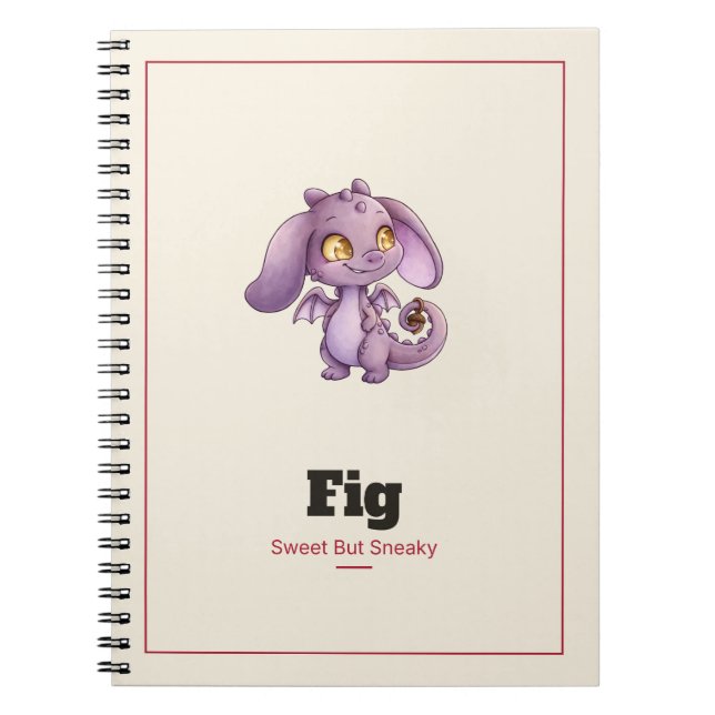 Caderno Espiral do Dragão Fig (Frente)