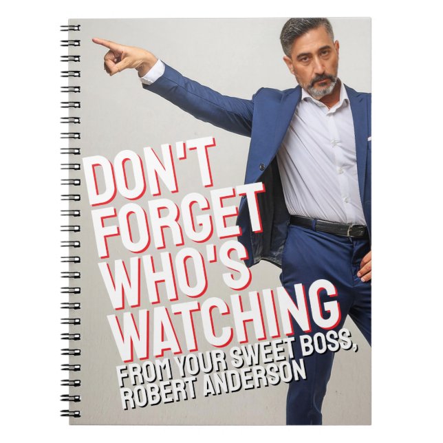 Caderno Espiral Do Seu Chefe Doce (Frente)