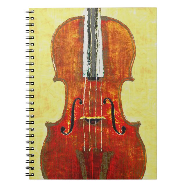 Caderno espiral do VIOLINO (Frente)