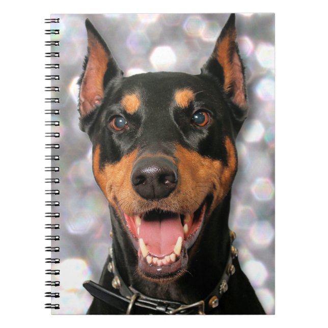 Caderno Espiral Doberman - Megyan (Frente)