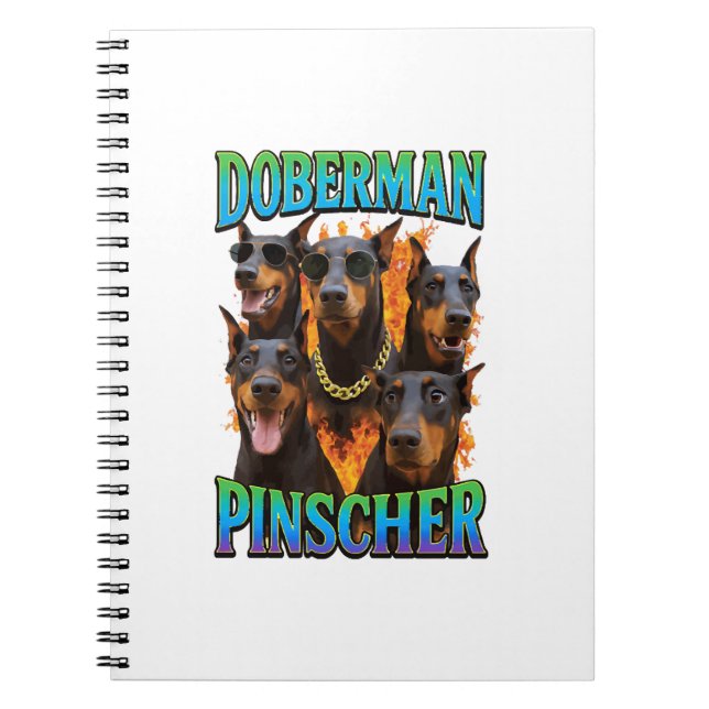 Caderno Espiral Dobermann  (Frente)