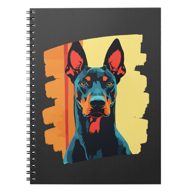Caderno Espiral Dobermann (Frente)