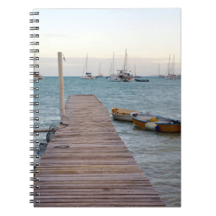 Caderno Espiral Doca e armadilhas de lagosta