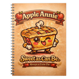 Caderno Espiral Doce Como Pode Ser - Apple Annie - Amantes da Comi