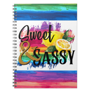 Caderno Espiral Doce e Sassy