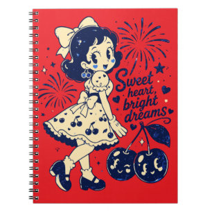 Caderno Espiral Doce Quatro de Julho Dia da Independência