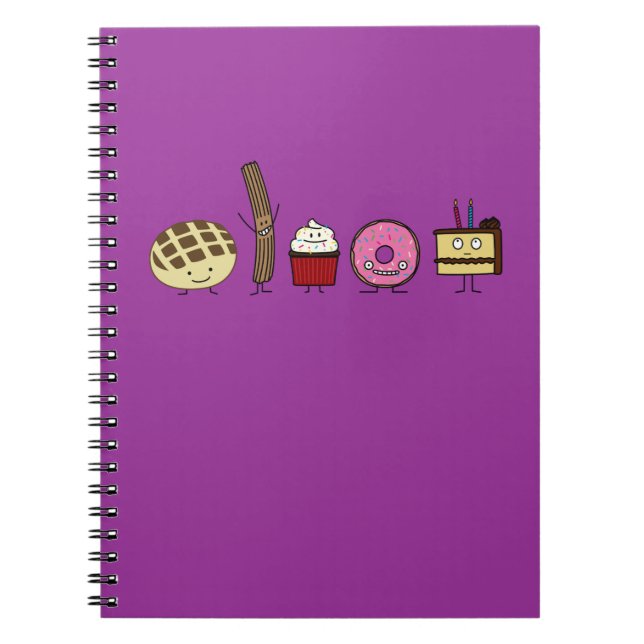 Caderno Espiral Doces felizes (Frente)