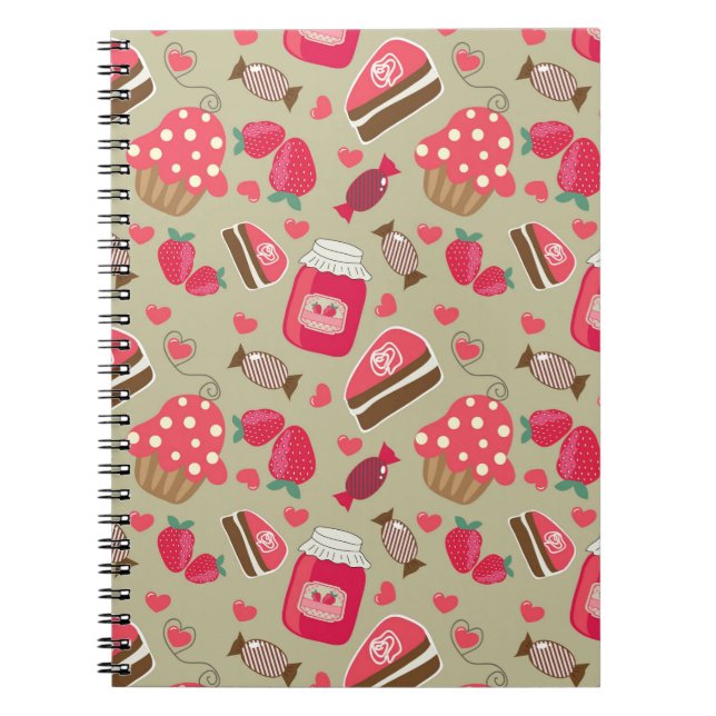 Caderno Espiral Doces retros (Frente)