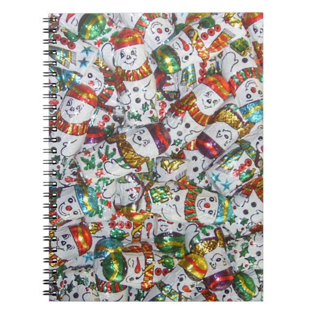 Caderno Espiral Docinho Snowmen (Frente)