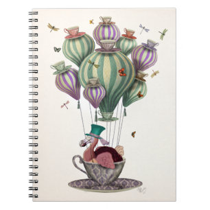 Caderno Espiral Dodo Balloon com Dragonflies