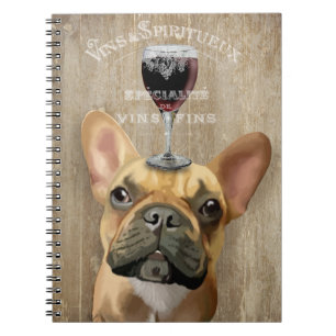 Caderno Espiral Dog Au Vin, Bulldog Francês
