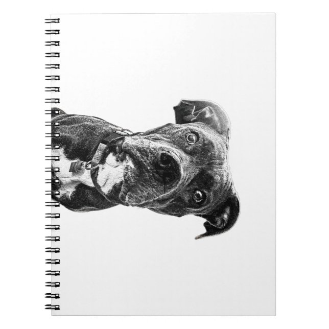 Caderno Espiral Dog Notebook – Ink Portrait Cover (Frente)