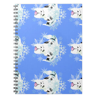Caderno Espiral Dogue Alemão de Inverno