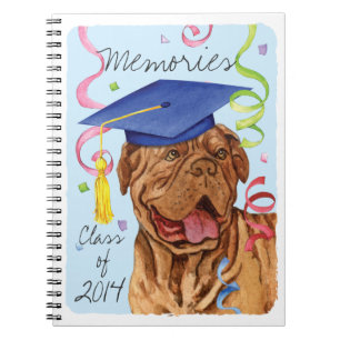 Caderno Espiral Dogue de Bordéus Graduação