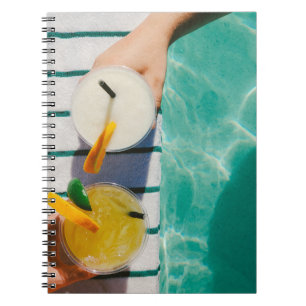 Caderno Espiral Dois copos de suco