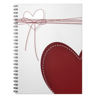 Caderno Espiral Dois corações