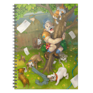 Caderno Espiral dois dias antes da aposentadoria