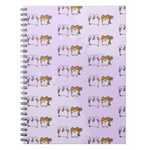 Caderno Espiral Dois Gatinhos no Lilás – Amor e Fofura em Dupla