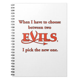Caderno Espiral Dois Mau