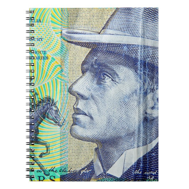 Caderno Espiral dólares australianos (Frente)