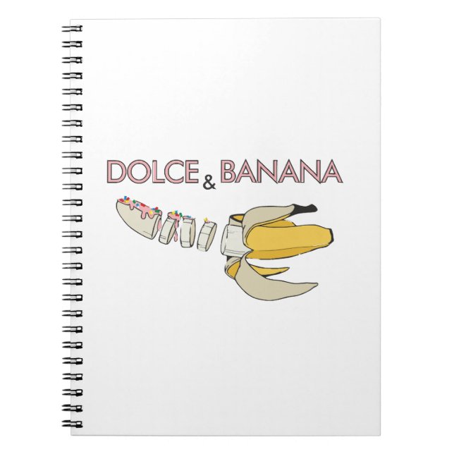 Caderno Espiral Dolce & Banana (Frente)