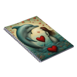 Caderno Espiral Dolphin Love 1