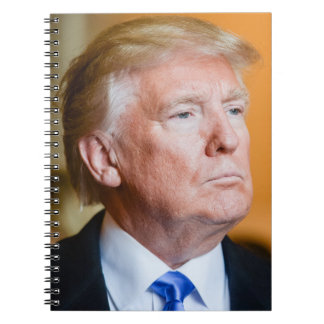 Caderno Espiral Donald Trump Portrait