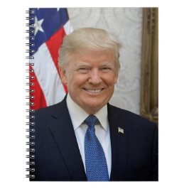 Caderno Espiral Donald Trump Presidente dos EUA Casa Branca MAGA 2