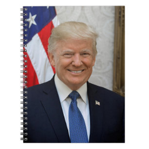 Caderno Espiral Donald Trump US President White House MAGA 2024 