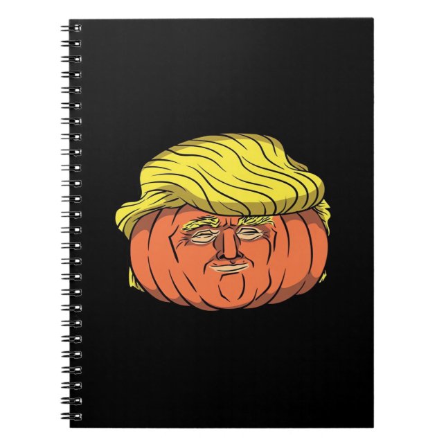 Caderno Espiral Donald Trumpkin Pumpking (Frente)