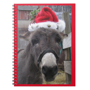 Caderno Espiral "Donkeys Faz Excelente Santas"