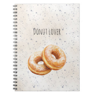Caderno Espiral Donuts Recheados Doces Guloseimas