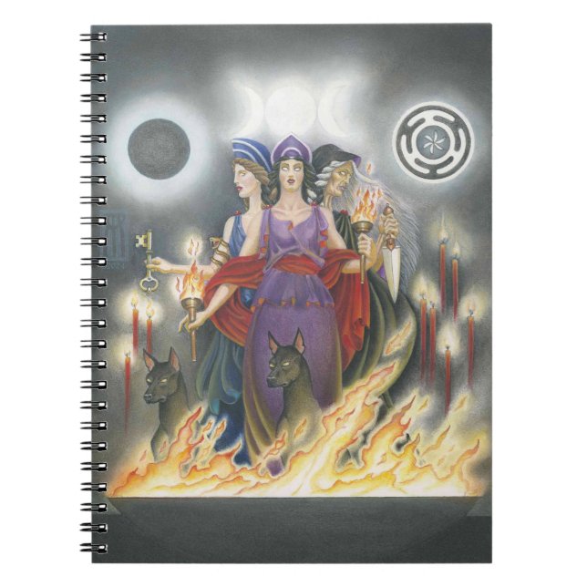 Caderno Espiral Donzela Mãe Velha (Frente)