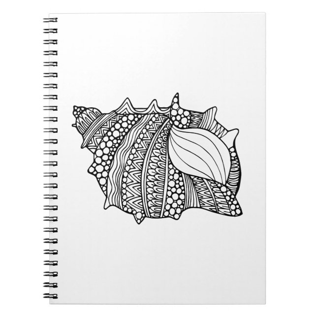 Caderno Espiral Doodle inspirado (Frente)