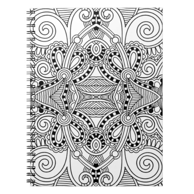 Caderno Espiral Doodle original (Frente)