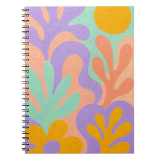 Caderno Espiral Dopamine pastel notebook