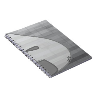 Caderno Espiral Dor monocromática